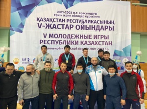 Әйелдер және еркін күрестен ҚР V-Жастар ойындары өтті